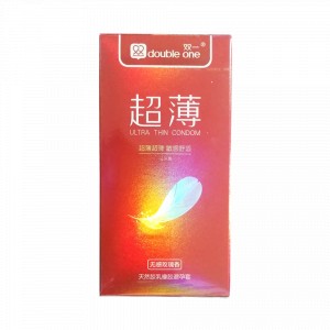 双一避孕套 超薄装无感玫瑰香 12只 12盒/打