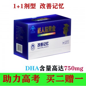 巨人脑黄金口服液（10ml*10支）+10粒